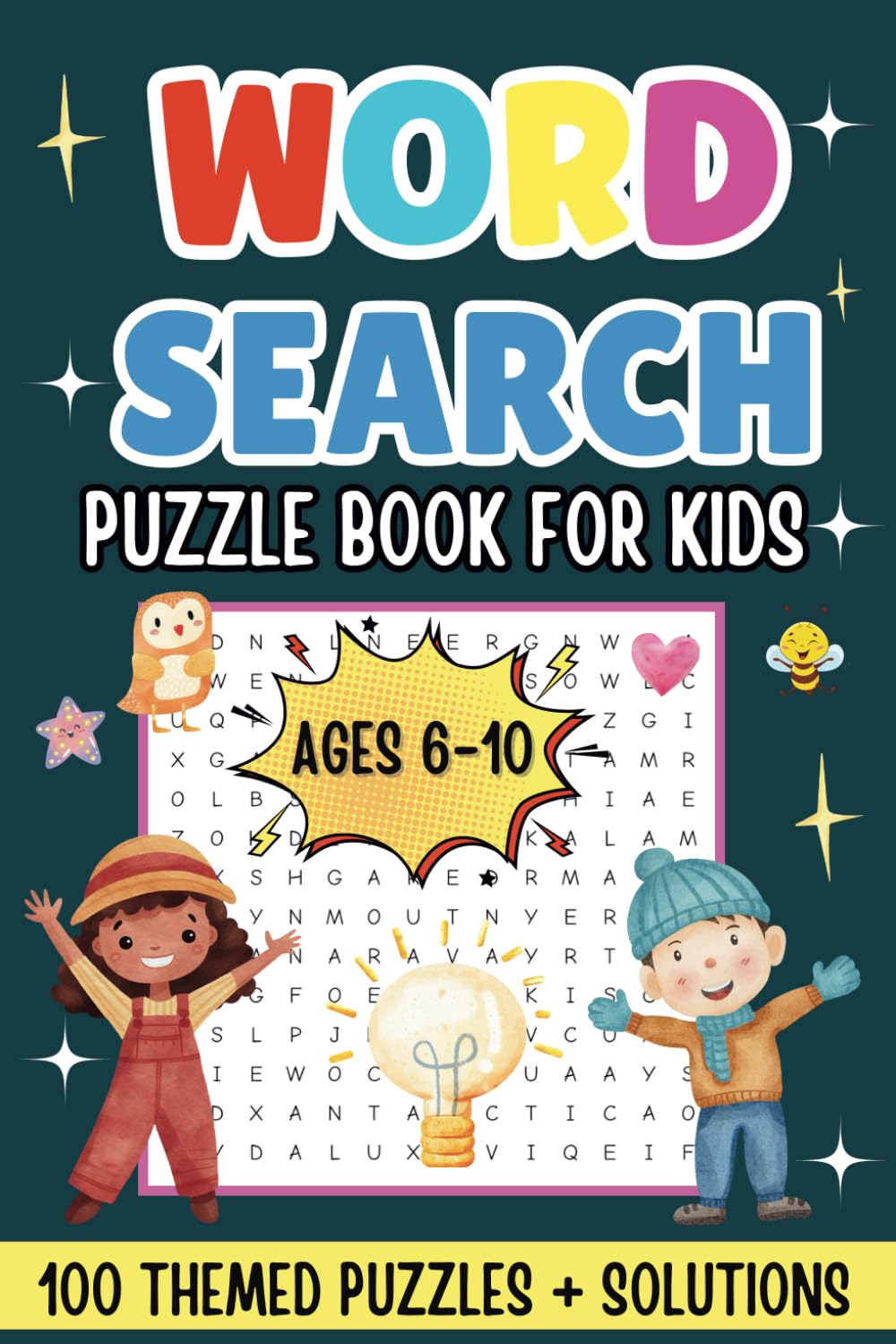 Engaging Word Search Adventures for Kids (6-10): Boost Literacy Skills and Fun for Dyslexia Learners- Exciting Puzzles to Explore!