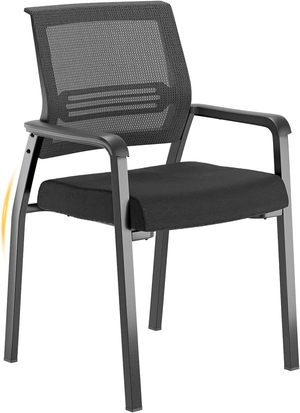 VINGLI Oversize 350 lbs Waiting Room Chairs Conference Room Reception Stackable Chairs for Lobby; Ergonomic Design for Office Guest Conference Room Lobby Side