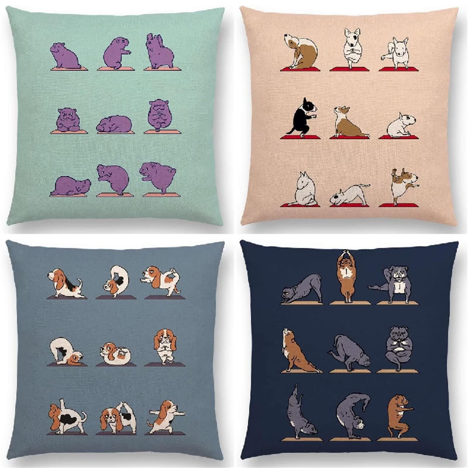 Cojines 55x55cm Gris Cojines Decorativos para Sofa Moderna Decorativa Cojín Juego de 4 para Decoración Hogar Soft Almohadas cuadradas Funda de Cojín D-2422