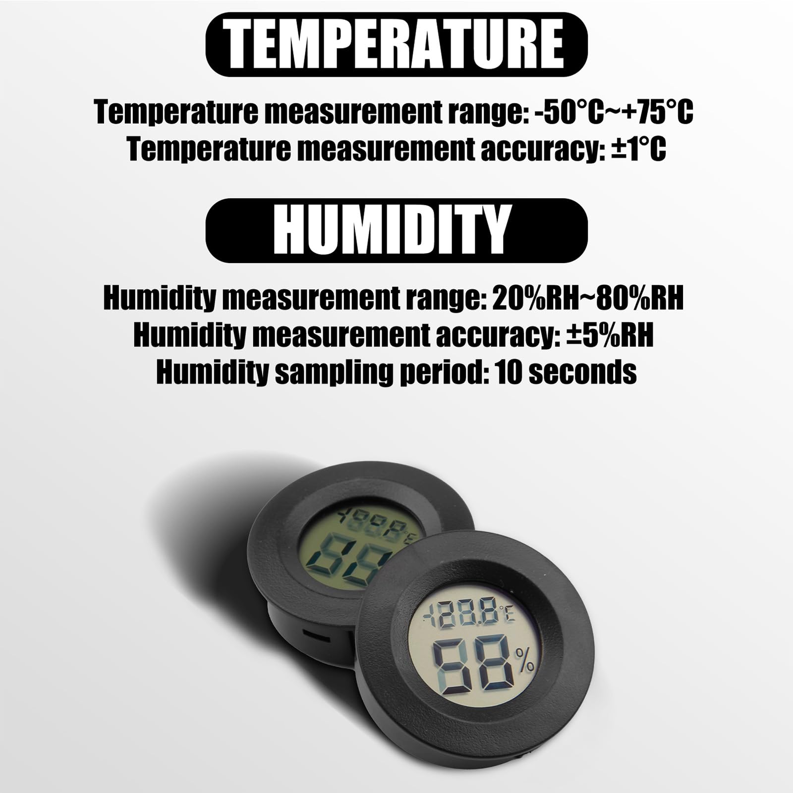 LCD Digital Hygrometer Thermometer, Reptile Thermometer - Image 4