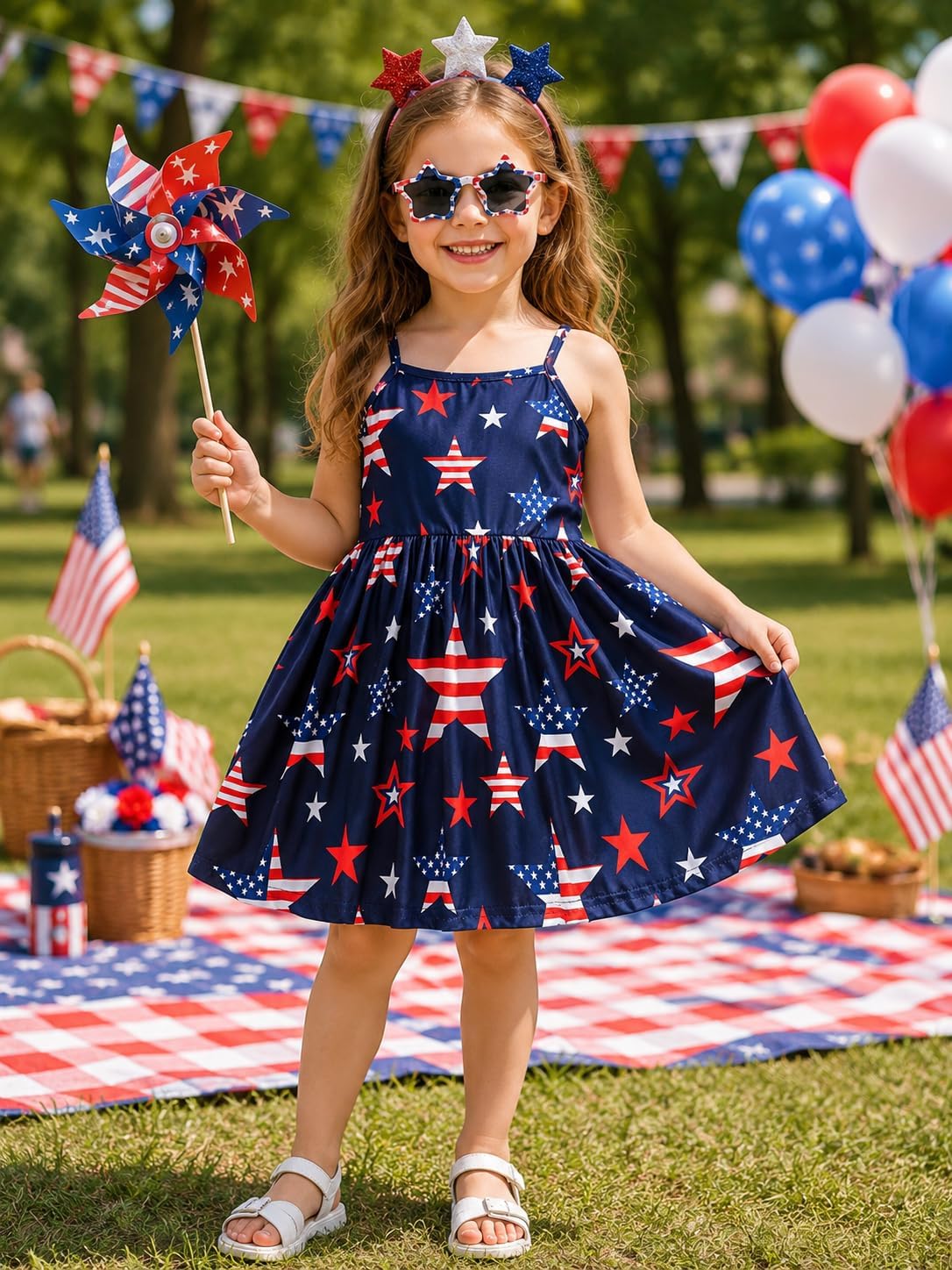 Toddler Summer Dress Dinosaur Spaghetti Strap Backless Sundress Baby Girl Bowknot Birthday Beach Dress
