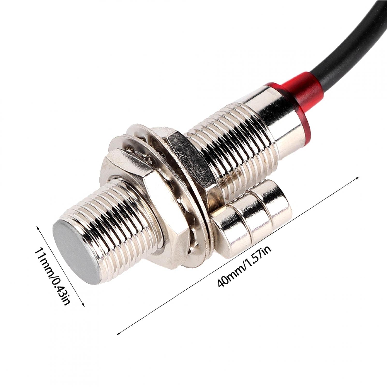 aqxreight - Adapter Czujnika Prędkości, Kabel Czujnika Prędkościomierza z 3 Magnesami do Cyfrowego Prędkościomierza Motocyklowego