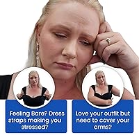 Vista 4 de Conjunto de chal de noche para mujer y anillo de bufanda plateada, capa de gasa transparente