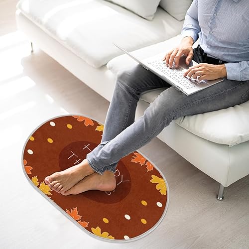 Miniatura 5 de Fall Thanksgiving Maple Leaf Bathroom Rugs Bath Mat 15.7x23.6 in Extra Soft Shaggy Memory Foam Shower Rug Non Slip Absorbent Throw Rugs Machine