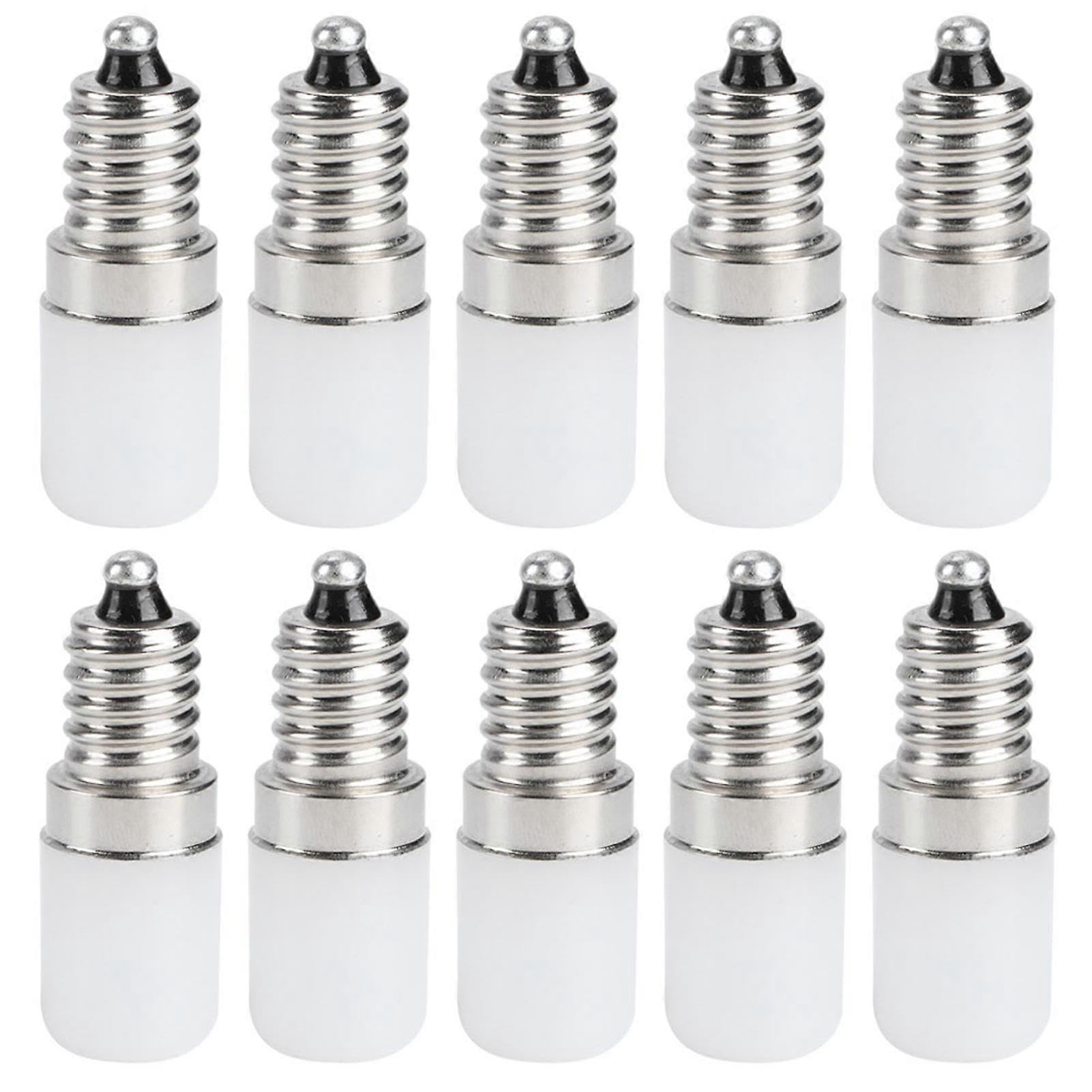 Joyhappst Image Color 10Pcs 1.5W E14 Lamp Bulb Warm White Light Bulb For Chandelier Wall Lamp Home Lighting Ac 110V