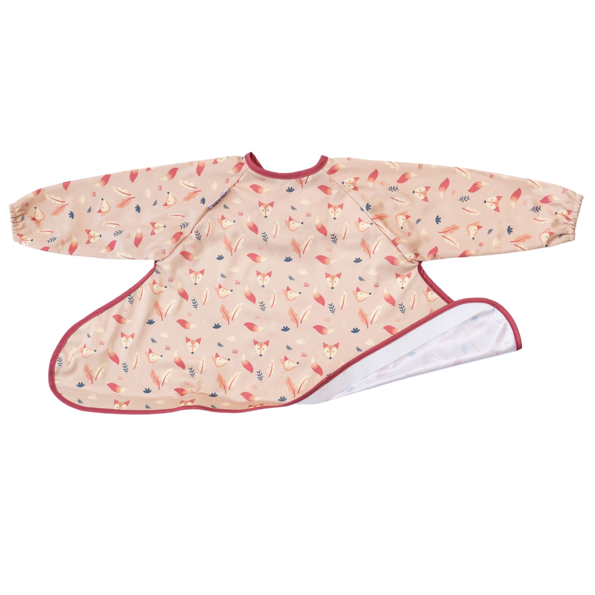 Tidy Tot Bavoir Manches Longues Bébé DME Protection Anti-Salissures Dès 4 Mois