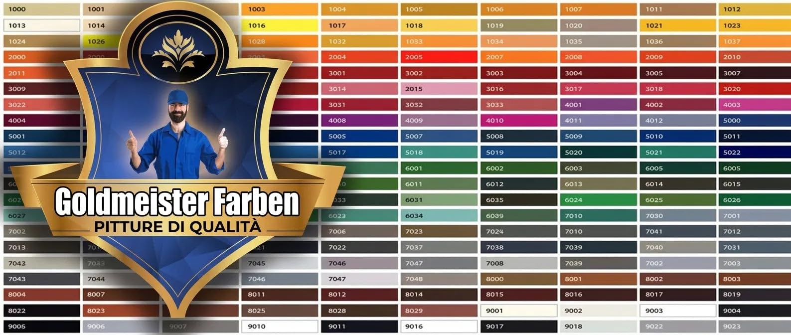 Farben Smalto colorato per legno e metallo pregiata lacca a base di resine sintetiche - a rapida asciugatura - particolarmente resistente - universale (1 L, Giallo zinco (RAL 1018)) Goldmeister