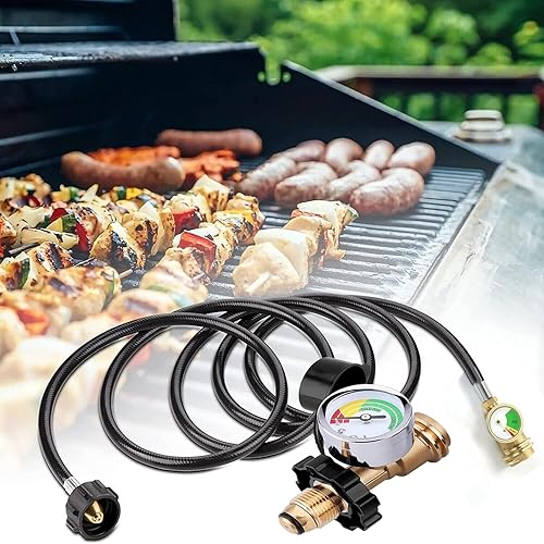 Miniatura 5 de Adaptador de tanque de propano de 100 libras, ajuste universal, adaptador de tanque de propano Pol a Qcc1 que convierte Pol a Qcc1  Tipo 1, calibre