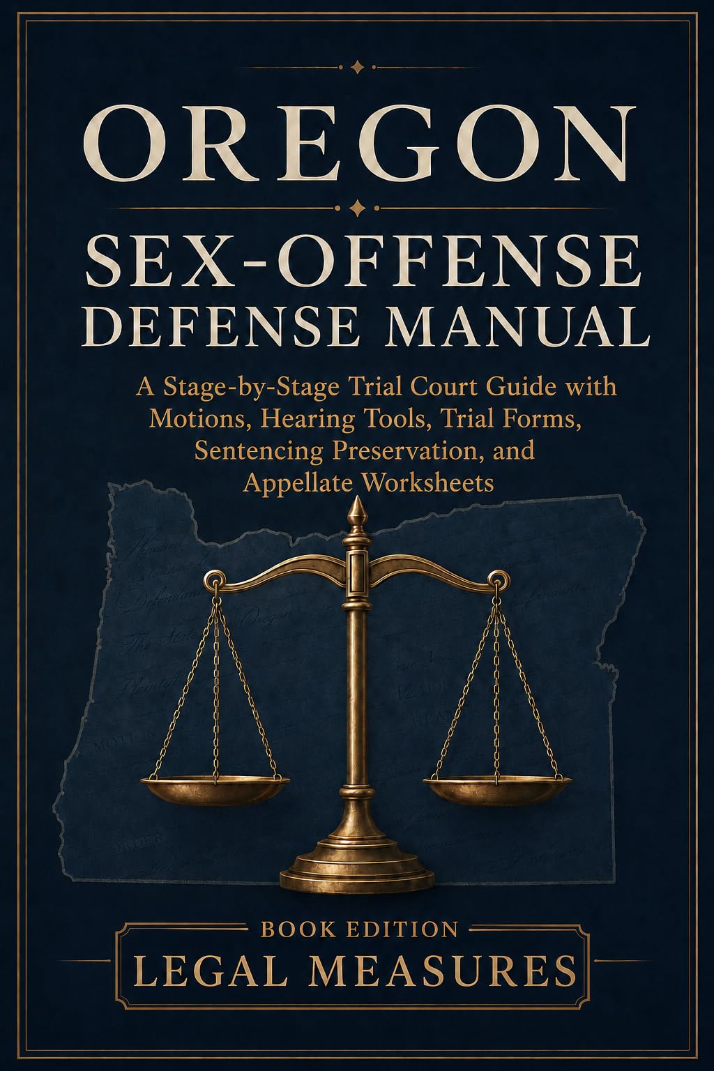 Oregon Sex-Offense Defense Manual: A Stage-by-Stage Trial Court Guide with Motions, Hearing Tools, Trial Forms, Sentencing Preservation, and Appellate Worksheets (English Edition)