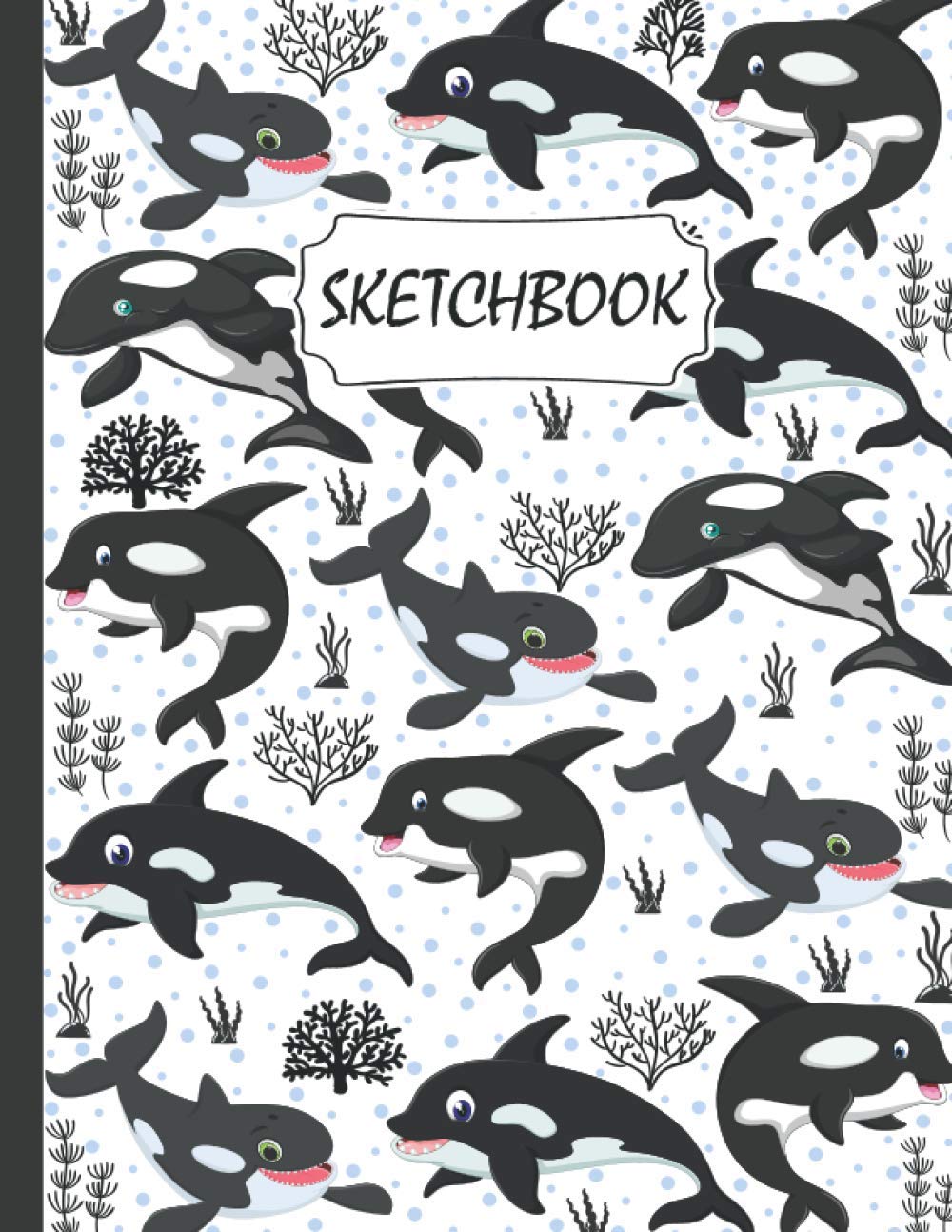 Orca Sketchbook: Orca Pattern Sketching, Sketch Drawing, Sketchbook For Men, Women, Girls, Boys And Kids