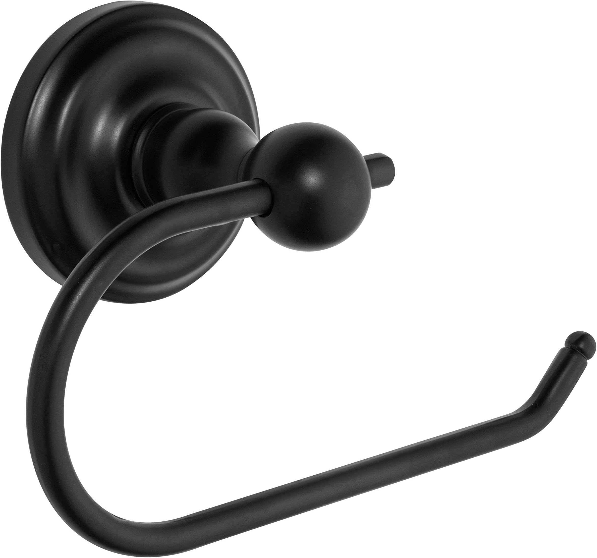 Designers ImpressionsRoyal Series Black Euro Toilet/Tissue Paper Holder: MBA5526