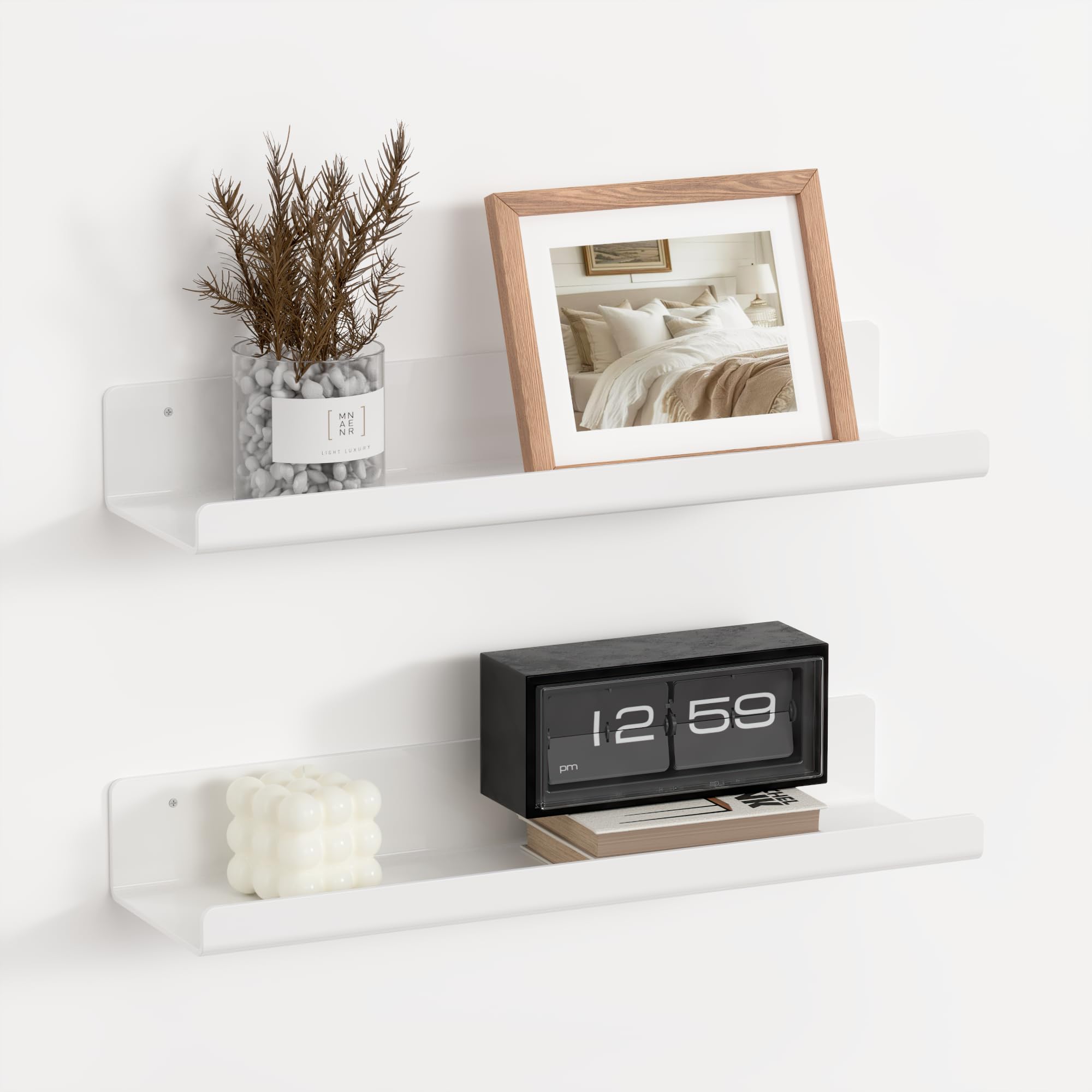 RICHER HOUSE Acrylic Shelves 38cm