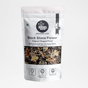 Rigel Spices | Kalpasi 1.0 oz | Black Stone Flower | Unique Spice for Authentic Indian Flavors