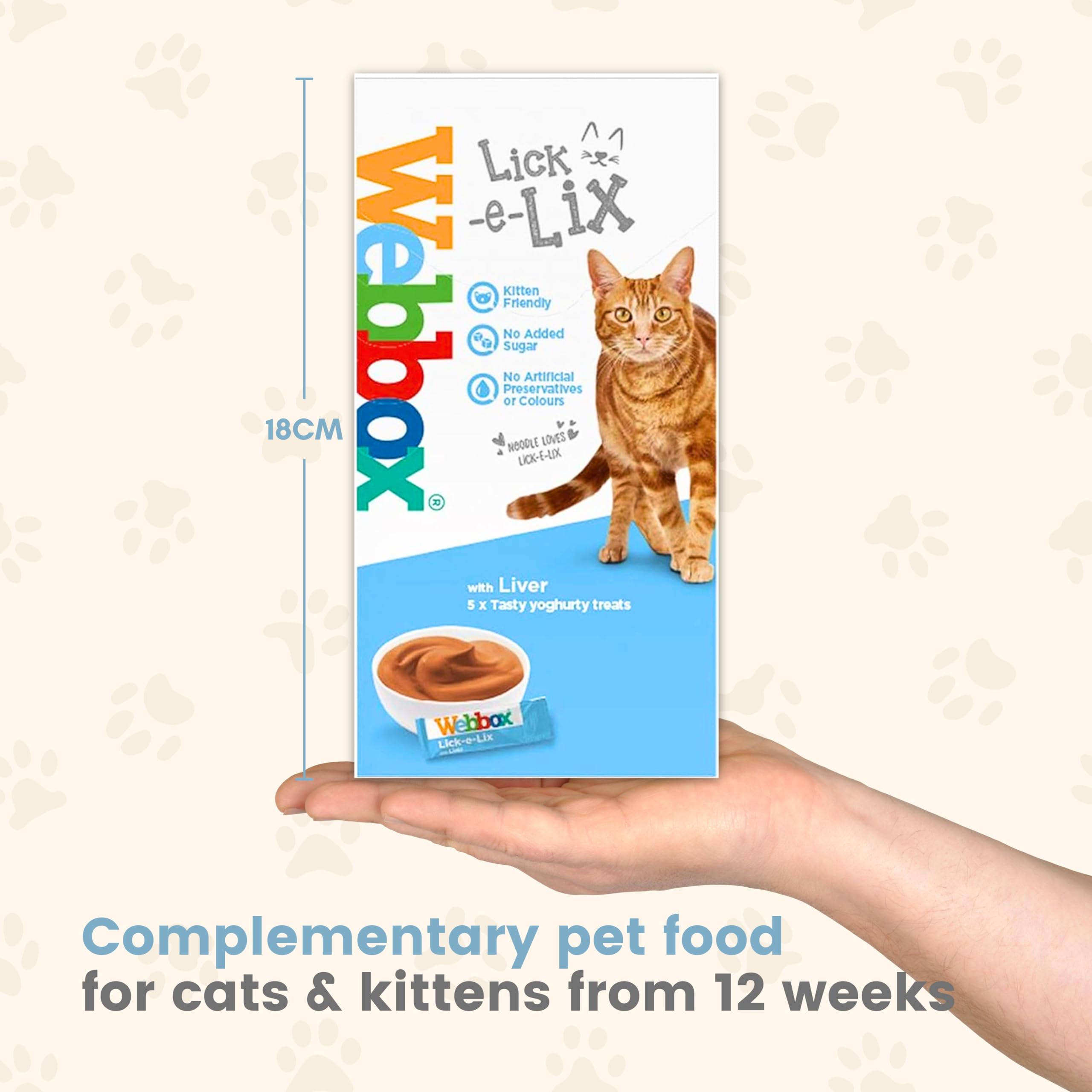 Cat Treats bundle contains Lick e Lix Yoghurt Liver, Webbox Licky Lix  Kitten Treats and Snacks Lick-e-Lix,Pack of x 5's Total 35 x 10g sachets