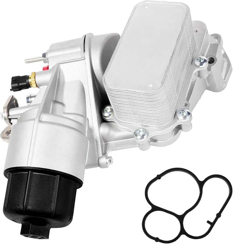 Kit de carcaça e resfriador do filtro de óleo do motor liriuda 68525212AA em alumínio para Jeep Grand Cherokee 3.0L V6 Turbo Diesel 2014–2019