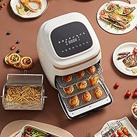 Vista 3 de Combo de horno freidora de aire, horno de freidora de aire, encimera de horno de convección de freidora de aire, freidora multifunción, apagado