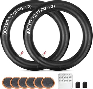 GREHUA 2.75 3.00-12 80/100-12 inch Rear Inner Tube for SSR 110cc 125cc 90cc KLX110 PW80 TTR90 TTR110 XR50 XR70 CRF50 CRF70 CRF110 Suzuki DRZ110 Coolster QG-214 Apollo RFZ Pit Dirt Off Road Bike Parts