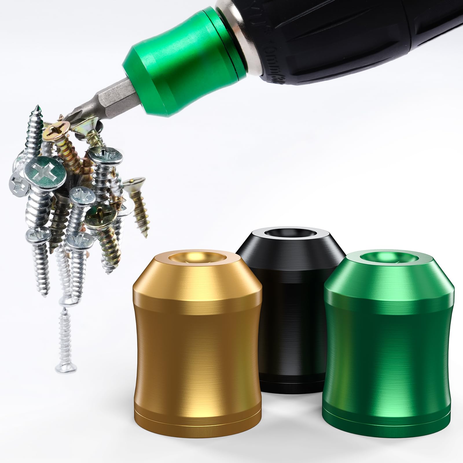 Magnetic Drill Bit Holder - Prevents Dropped Screws -1