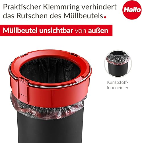 Miniatura 3 de Hailo 0517-030 Pure M, blanco, 10.6 x 10.6 x 16.9 in, blanco