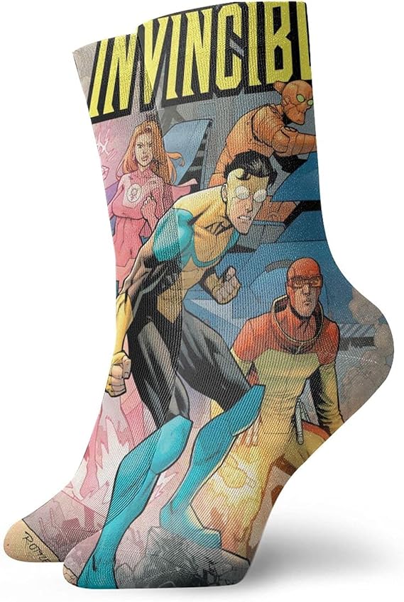 Invincible Novelty Men'S Customized Personalized Socks