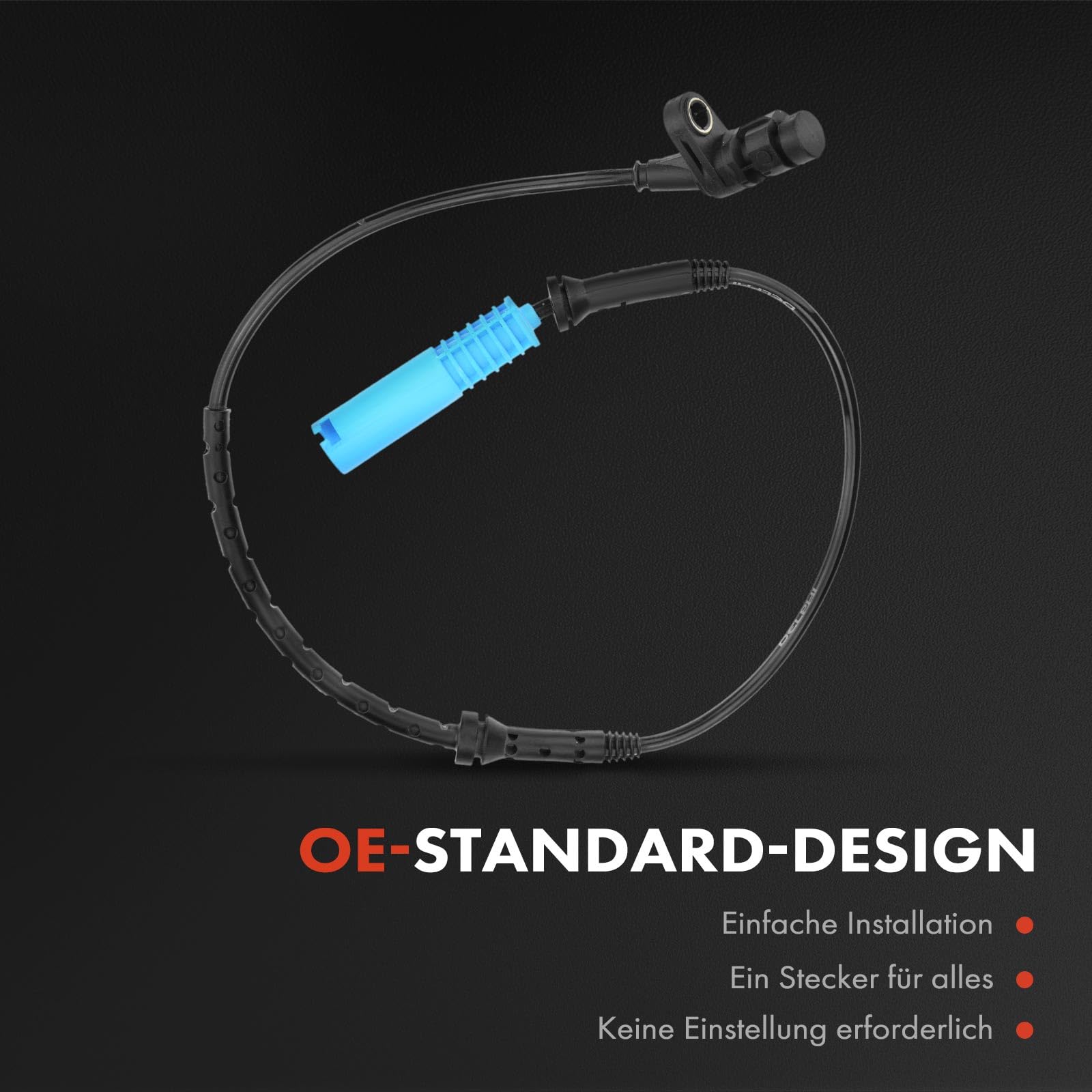 Frankberg 2 sensori ABS, sensore velocità ruota anteriore sinistro destro | Compatibile con: Serie 7 E38