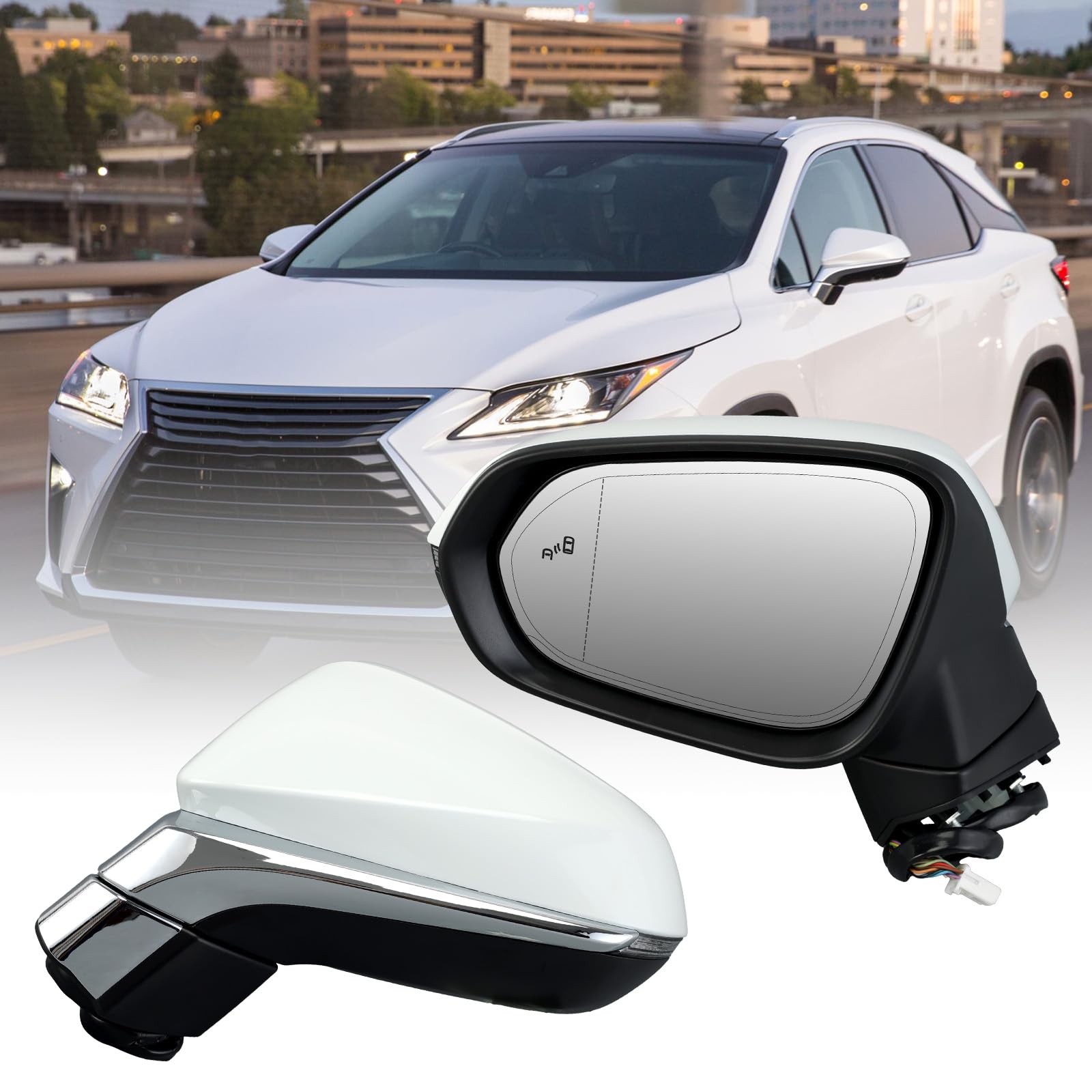 Amazon | MOFOAP 左運転席側ミラー 2016-2020 レクサス RX350 2018 