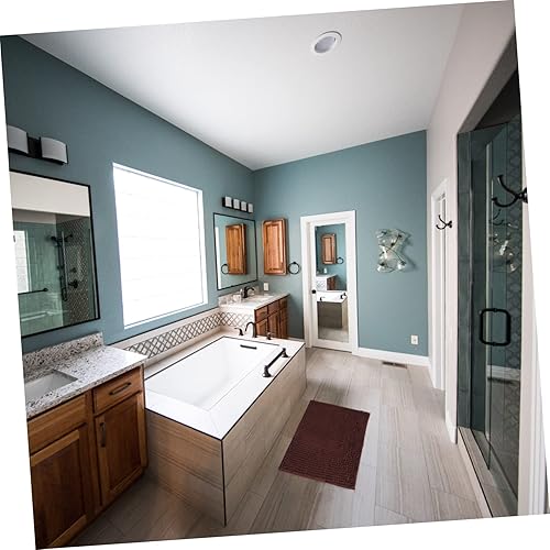 Miniatura 7 de Ciieeo Absorbent Anti-Slip Bath Mat Chenille Floor Mat for Bathroom and Entryway Multi-Function Rug Safe and Practical Water Absorption