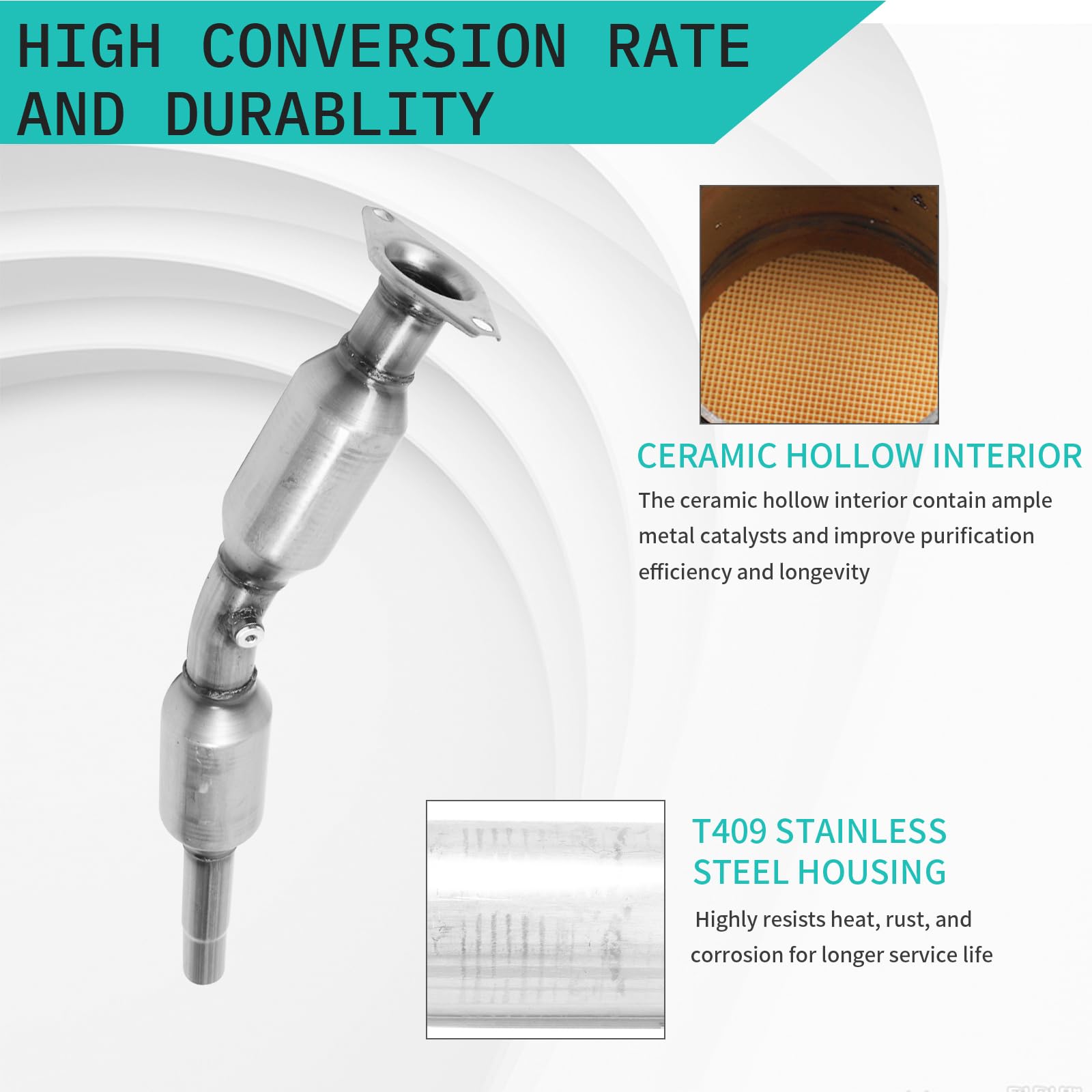 Amazon.co.jp: フロント触媒コンバーター 交換用 2004-2009 トヨタ