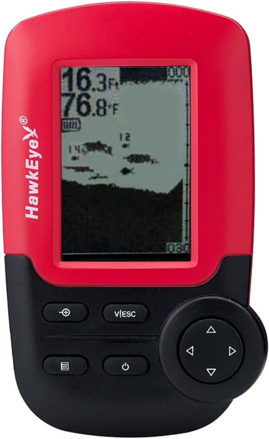 HawkEye FishTrax 1X Portable Dot Matrix Fish Finder : Electronics