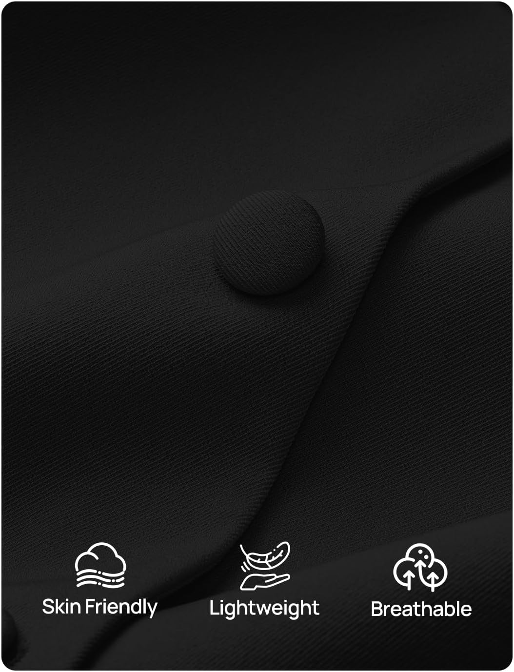 ZESICA Womens Business Casual Blazers Fall Long Sleeve Button Suit Jackets Office Work Outfits Fitted Blazer Clothes 2026 - Image 6