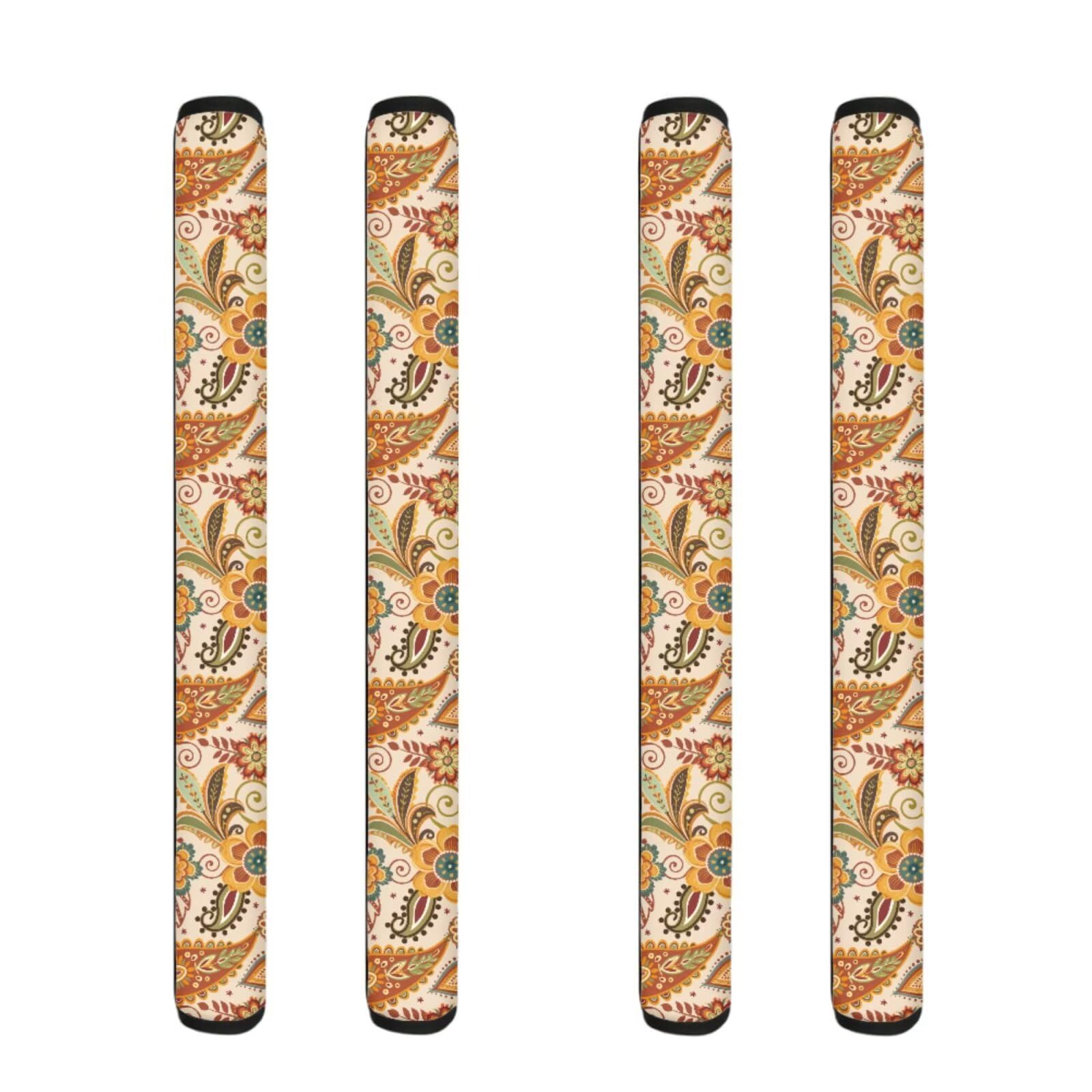 2 Pair Autumn Flowers Fridge Door Handle Covers
