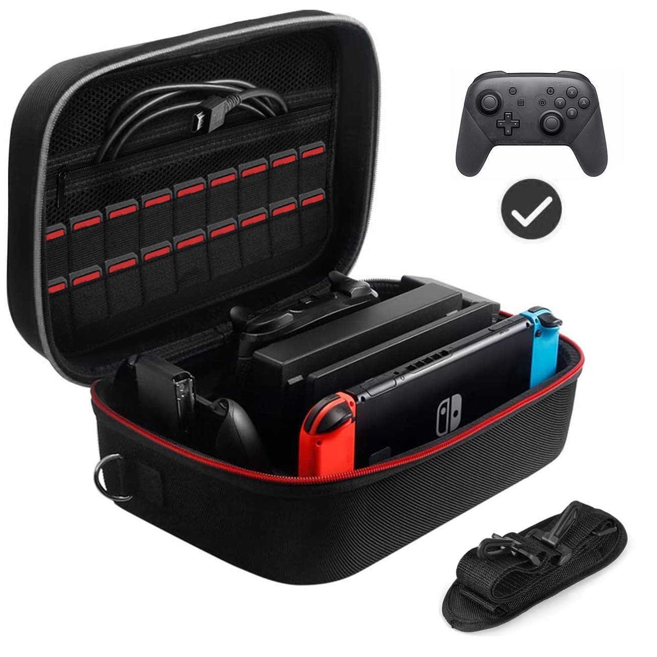 Deluxe Travel Carrying Case for Nintendo Switch / Switch OLED