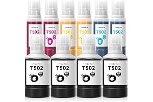 T502 502 Compatible Ink Refill Bottles for ET-2760 ET-4760 Printer