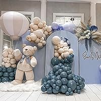 Vista 955 de PartyWoo Nude Balloons 100pcs 12 Inch Apricot Boho Fall Neutral Latex Helium Balloons for Graduation Wedding Anniversary Birthday Boy Baby Shower