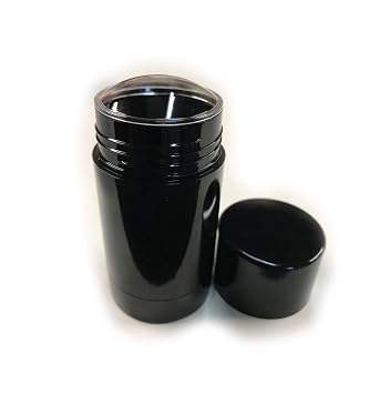 Empty Deodorant Containers - Twist-up, Reusable, Recyclable, DIY Empty Deodorant Tubes, Bottom-fill 2.0 Oz (black) (15-Pack)