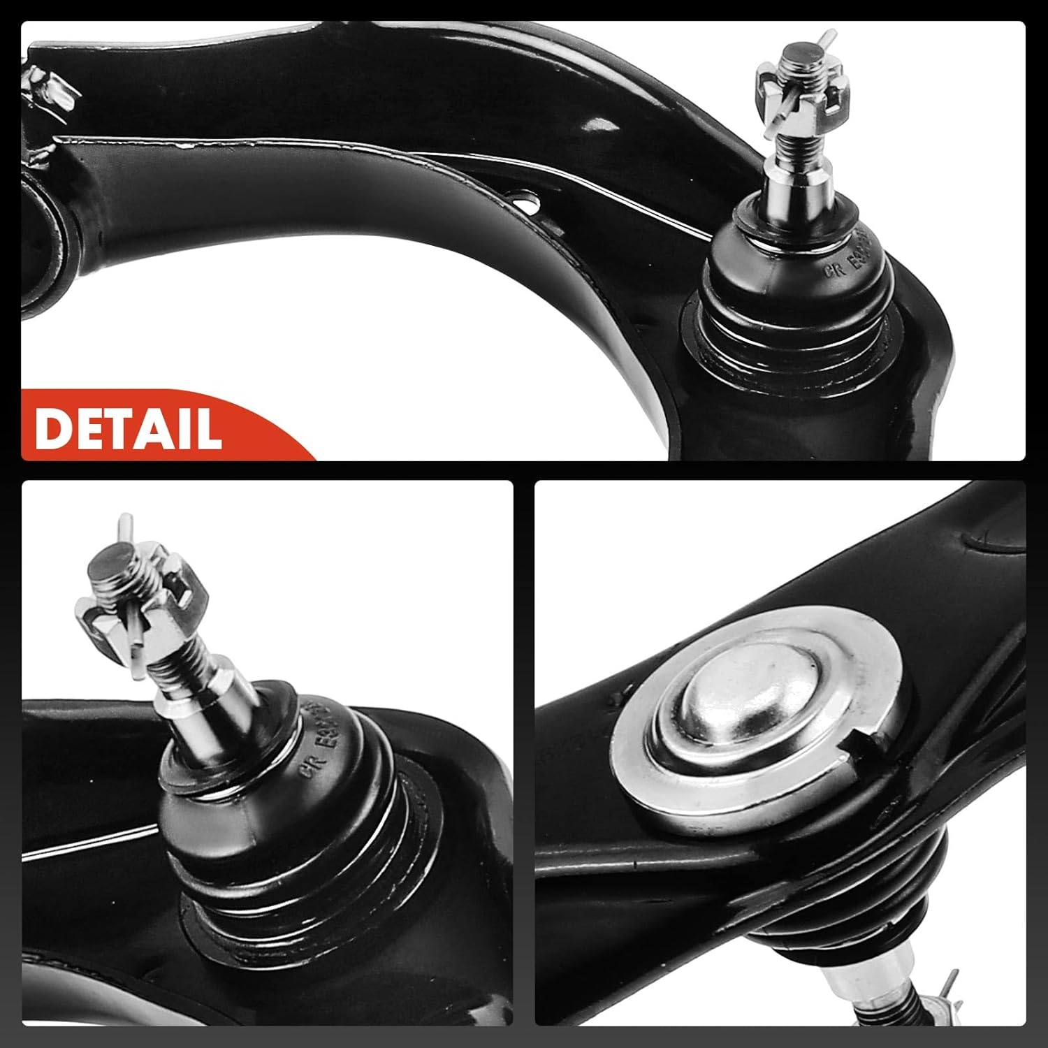 A-Premium 2 x Front Upper Control Arm, with Ball Joint & Bushing, Compatible with Hyundai Sonata 2006-2010, Azera 2006-2011, Kia Amanti 2007-2009