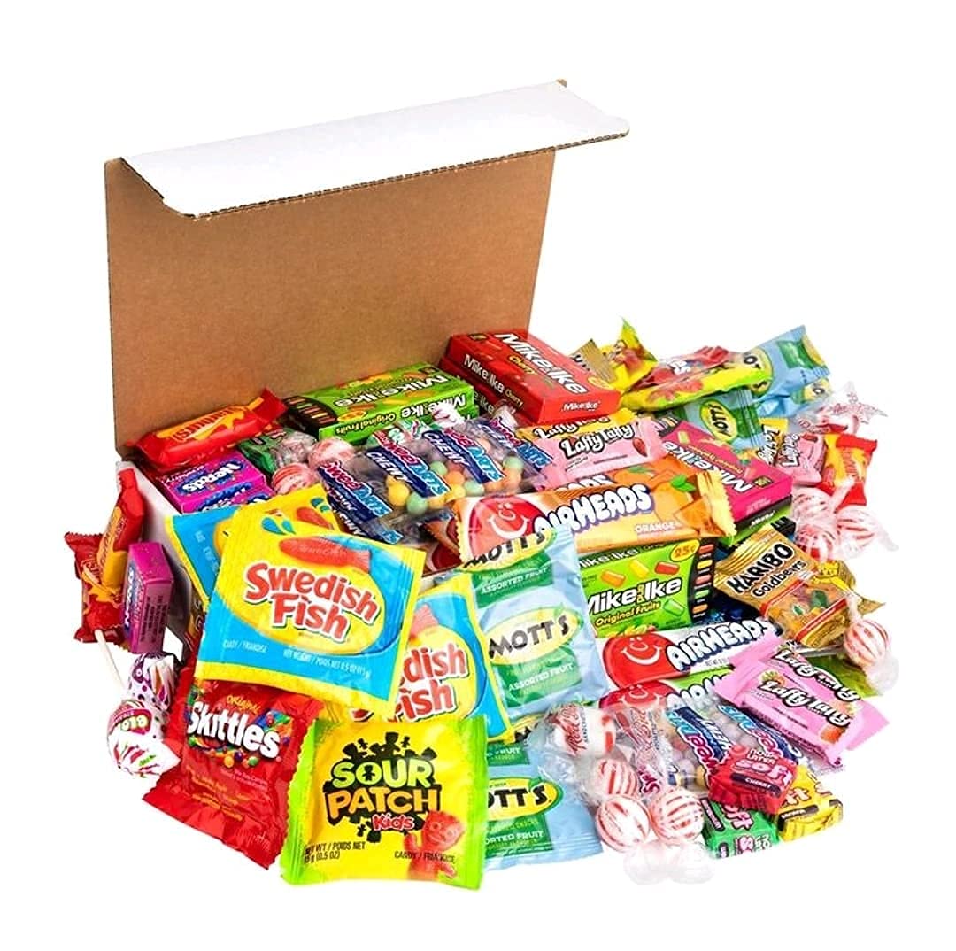 Assorted Candy Party Mix Variety Pack (60 Count Plus) Easter Basket