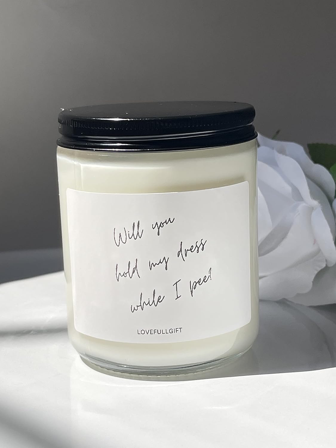 Aromatherapy Wedding Proposal Candle, Scented Candle