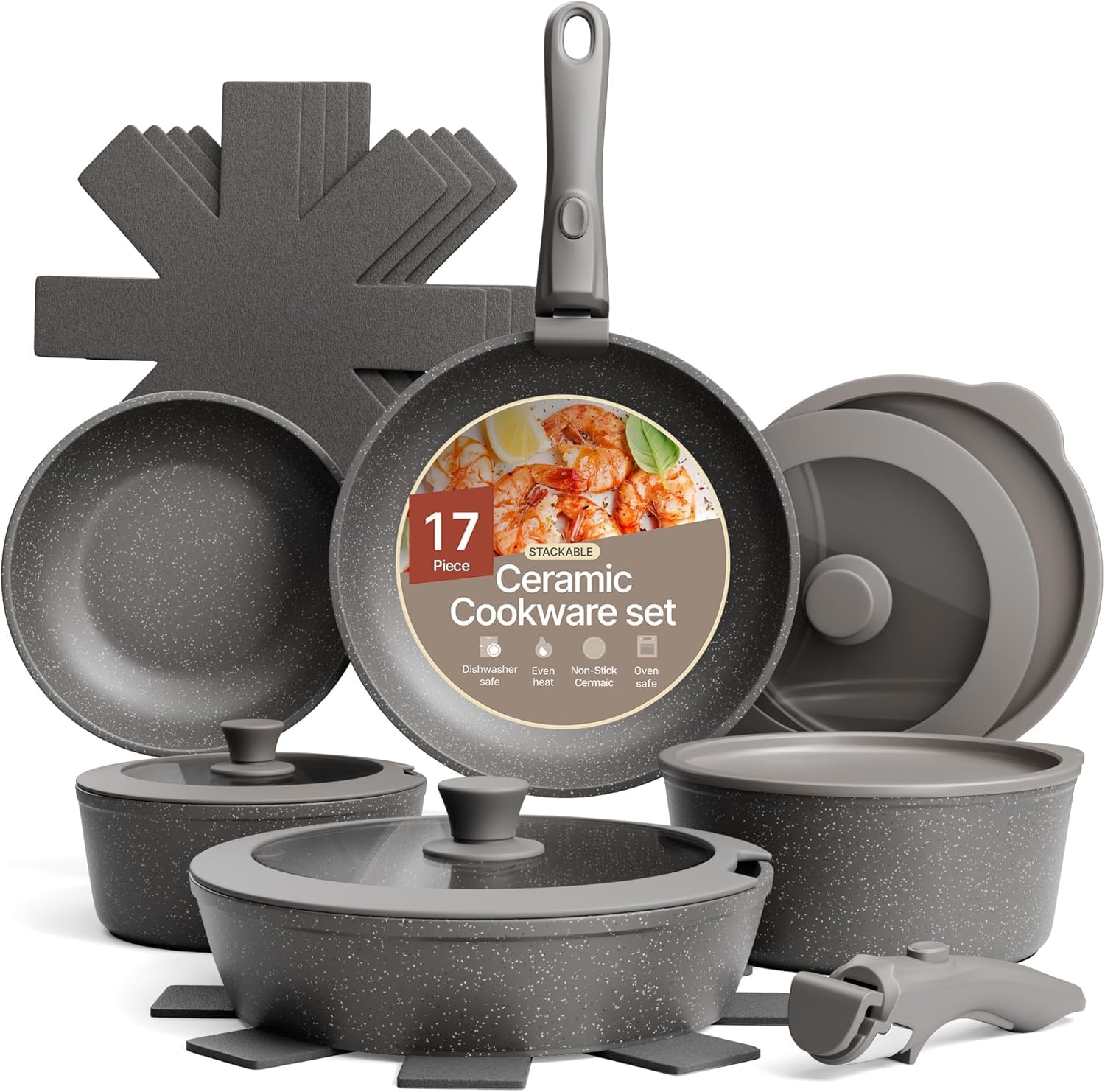 Bakken 17-Piece Cookware Set