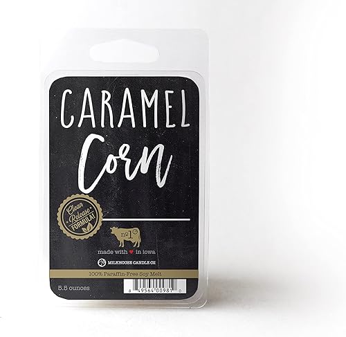 Milkhouse Candle Company, Apple Strudel, Colección Creamery - Fragancia de cera de soja, 5.5 onzas