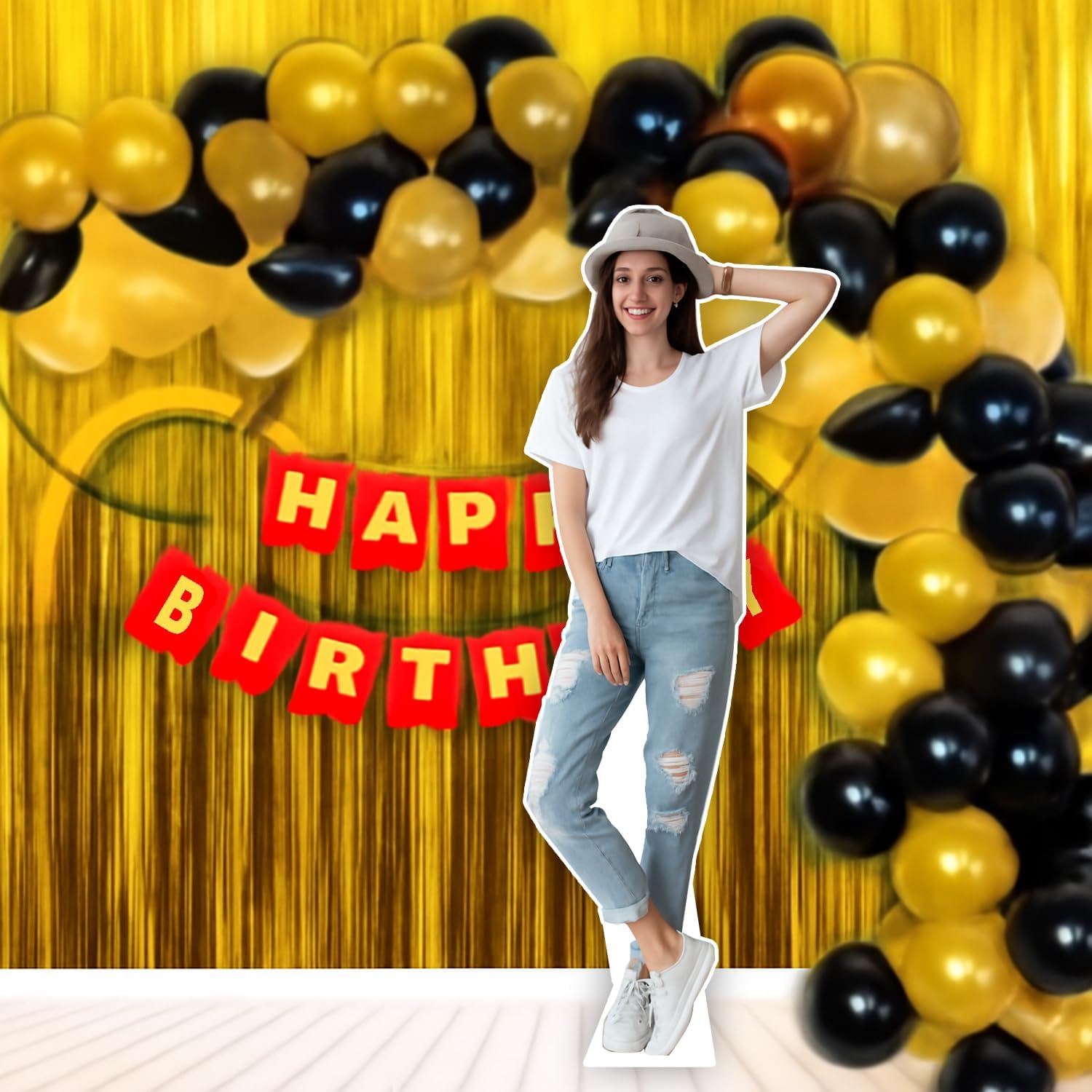 Custom Life-Size Cardboard Cutout | Personalized High Resolution Standup Cardboard Cutout with Photo You Upload | Perfect Decor for Birthday, Wedding, Party or Sports Events (Cardboard - 5 ft)