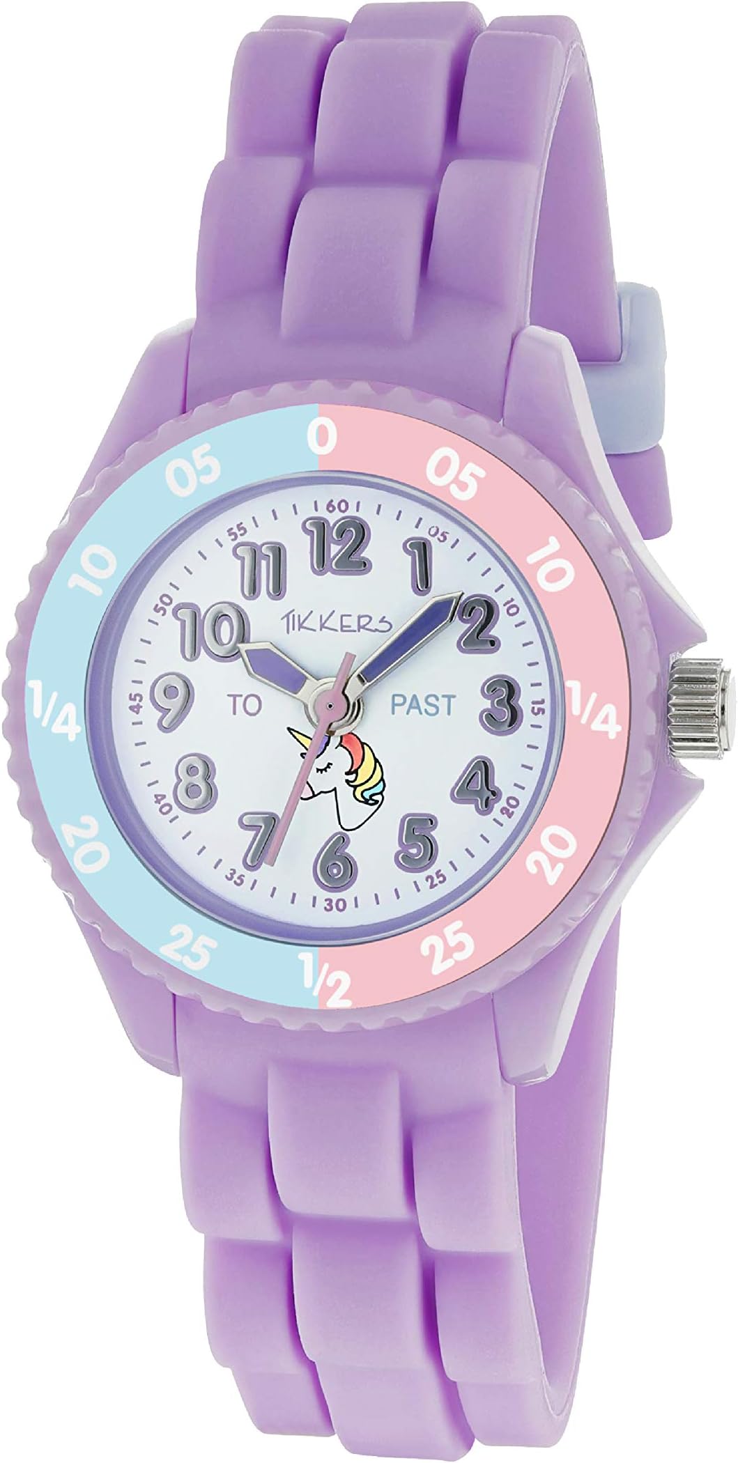 Girls Quartz Watch, Analogue Classic Display and Silicone Strap TK0147