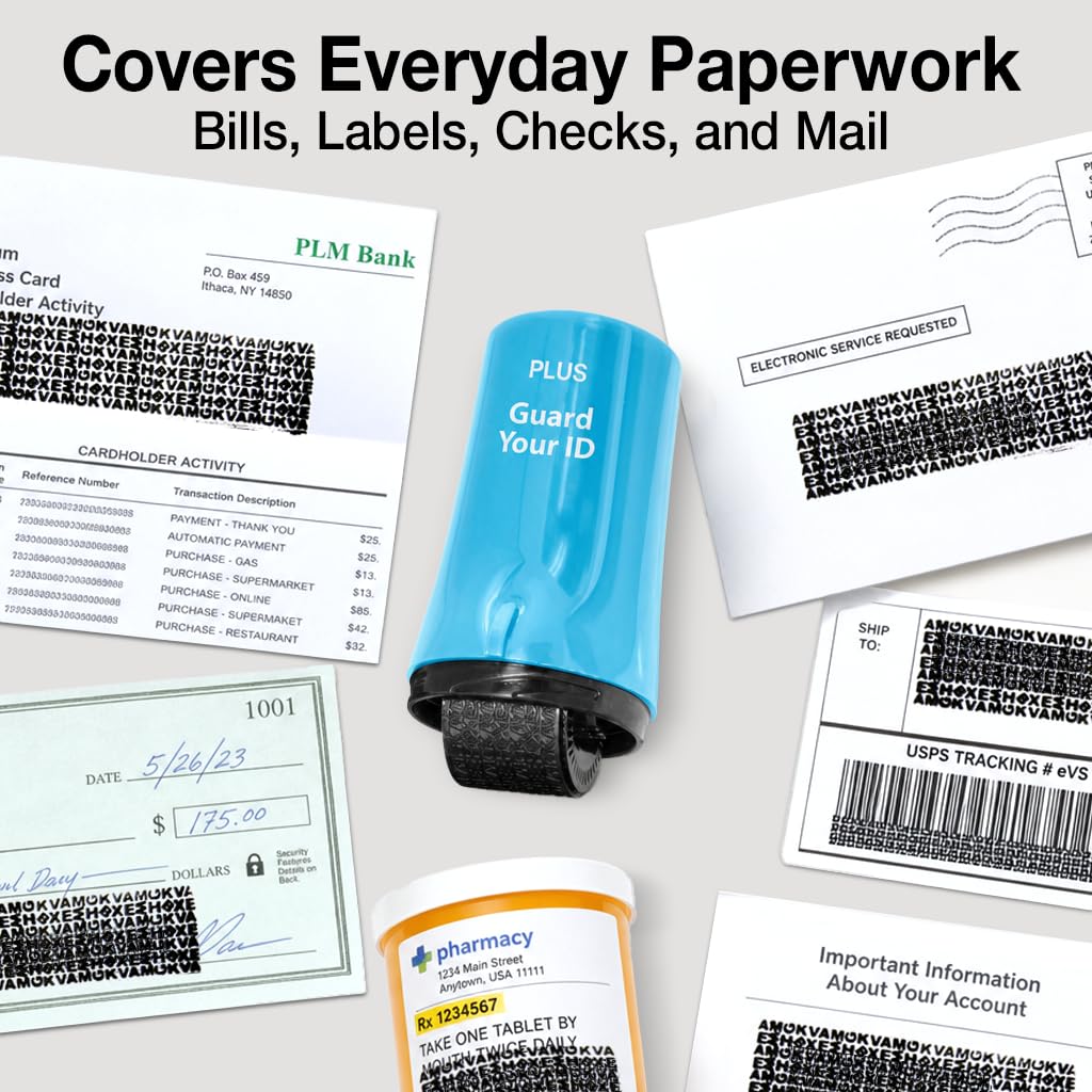 Guard Your ID Roller Stamp - Identity Theft Protection -2 Guard Your ID Roller Stamp - Identity Theft Protection -2