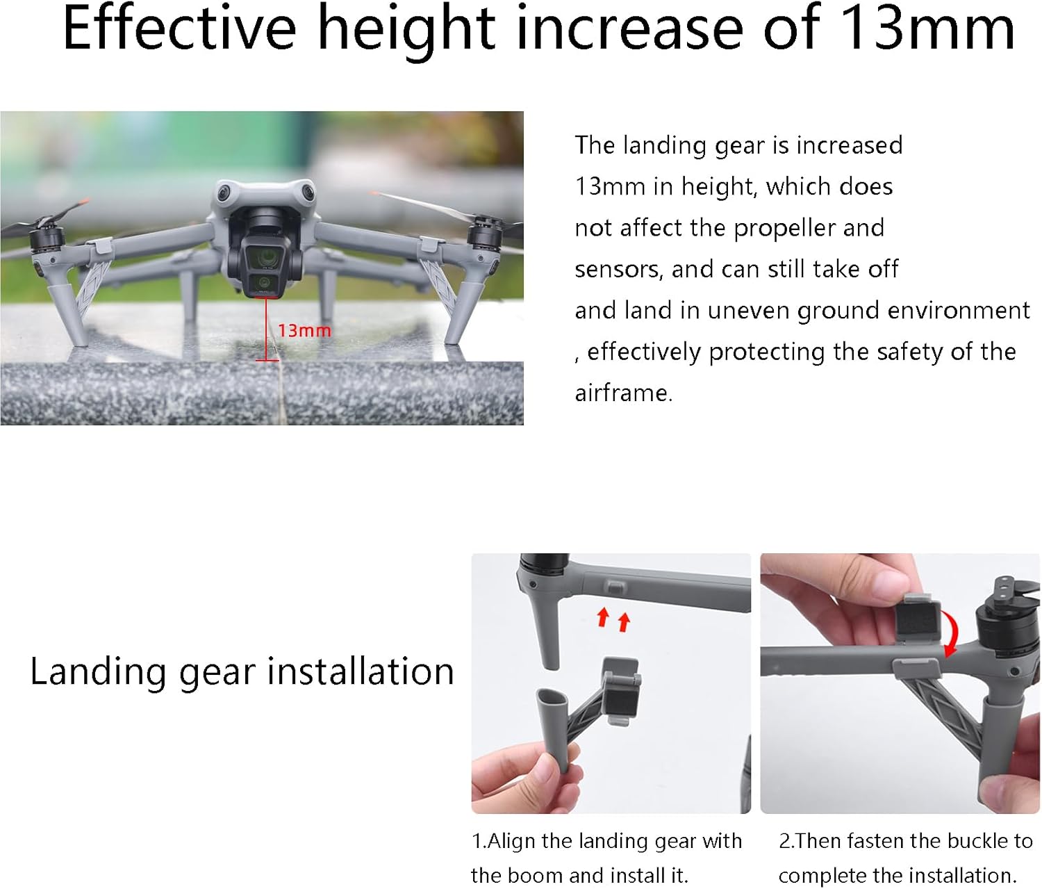 Airdrop System with Landing Gear Compatible with DJI Air 3S/Air 3 Drone Airdrop Device Payload Dropper Release Dropping System Delivery Transport Thrower for DJI Mavic Air 3S for Fishing Line Dropper