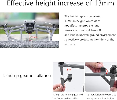 Miniatura 4 de Sistema Airdrop con tren de aterrizaje compatible con DJI Air 3 Drone Airdrop dispositivo de liberación de cuentagotas de carga útil Lanzador de