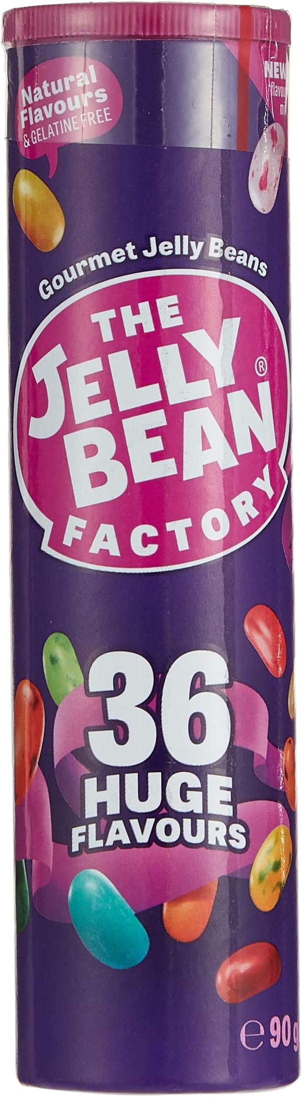 Jelly Bean Factory Gourmet Tube | 36 Mix | Gluten and Gelatine free | Impulse candy (1 x 90g)