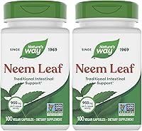 Vista 10 de Nature's Way Cápsulas de hojas de neem, soporte intestinal tradicional*, utilizadas en ayurveda, 950 mg por porción de 2 cápsulas, proyecto