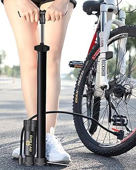 Amazon | 空気入れ 自転車 クロスバイク 空気を入れる 米式