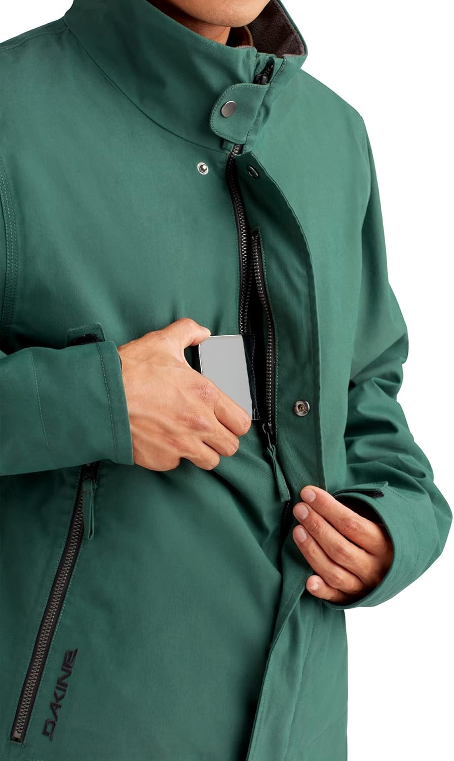 Dakine A-1 Insulated Canvas Winter Snowboard Jacket, Fir Green, Large