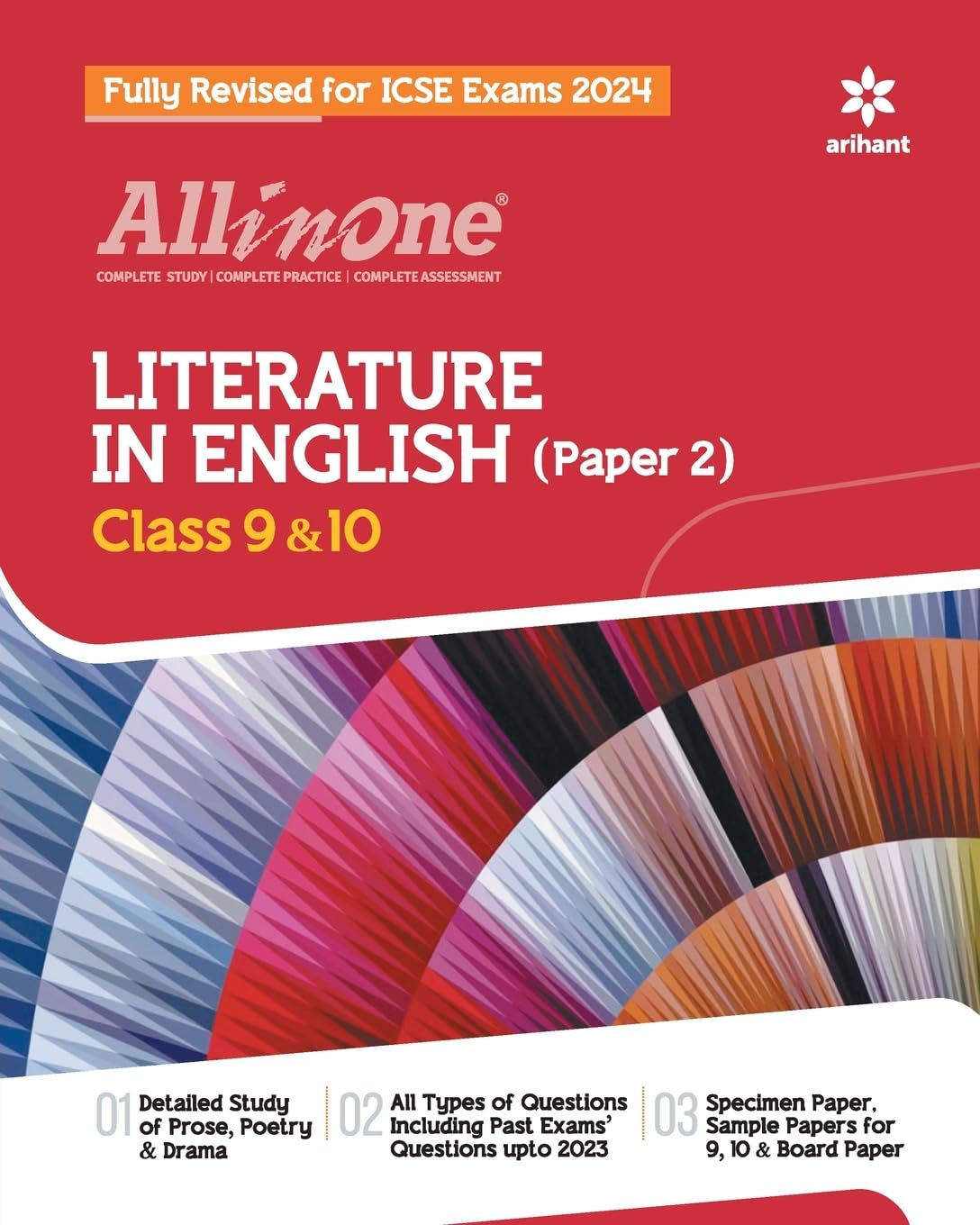 Arihant All In One Class 9th and 10th Literature in English (Paper 2) for ICSE Exam 2024 Paperback – 8 June 2023